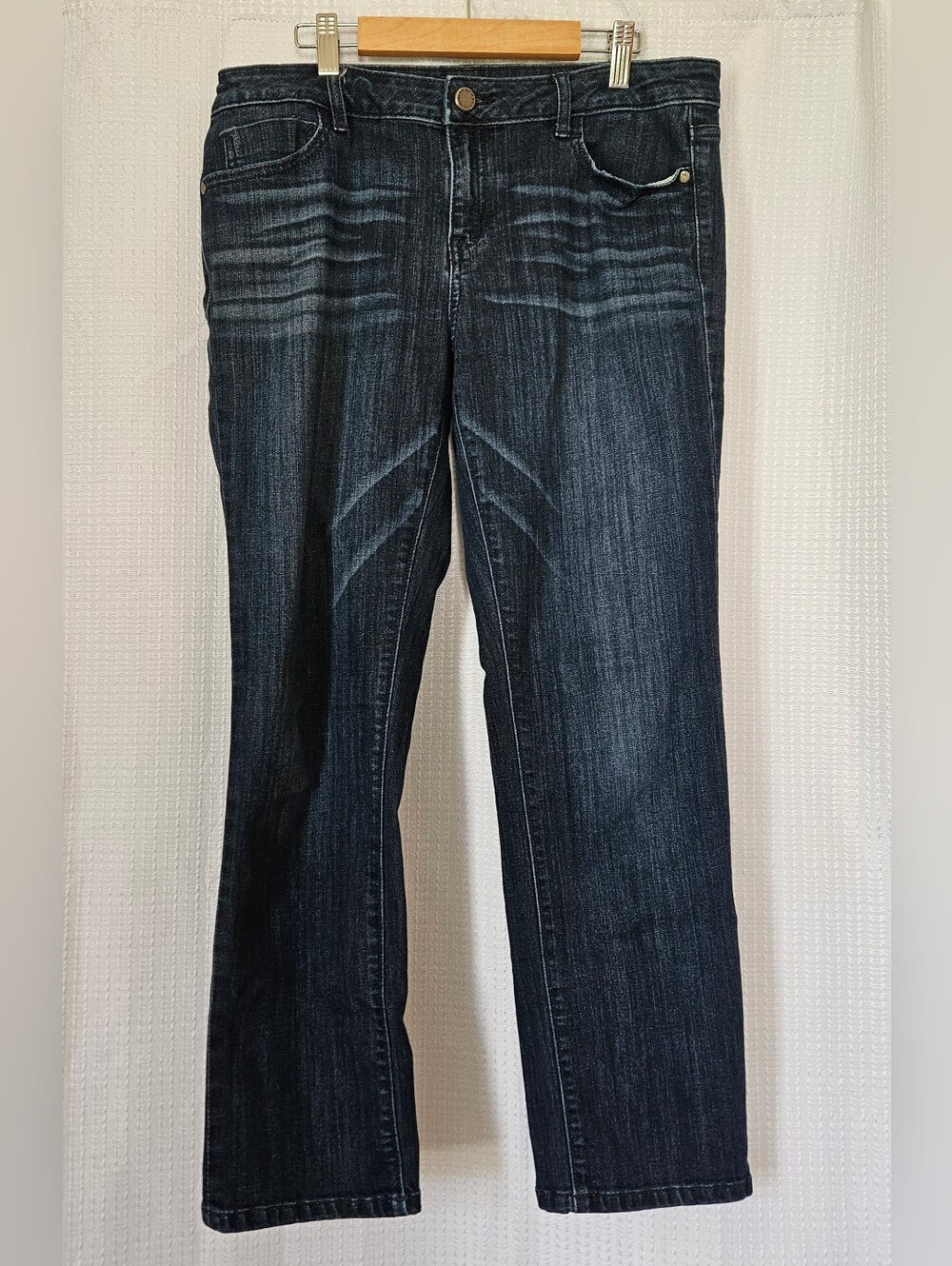 Simply Vera Vera Wang Denim Dark Blue Mid Rise Capri Jeans Size 8